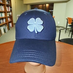 Black Clover Clover Embroidered Logo Fitted Hat Cap S-M